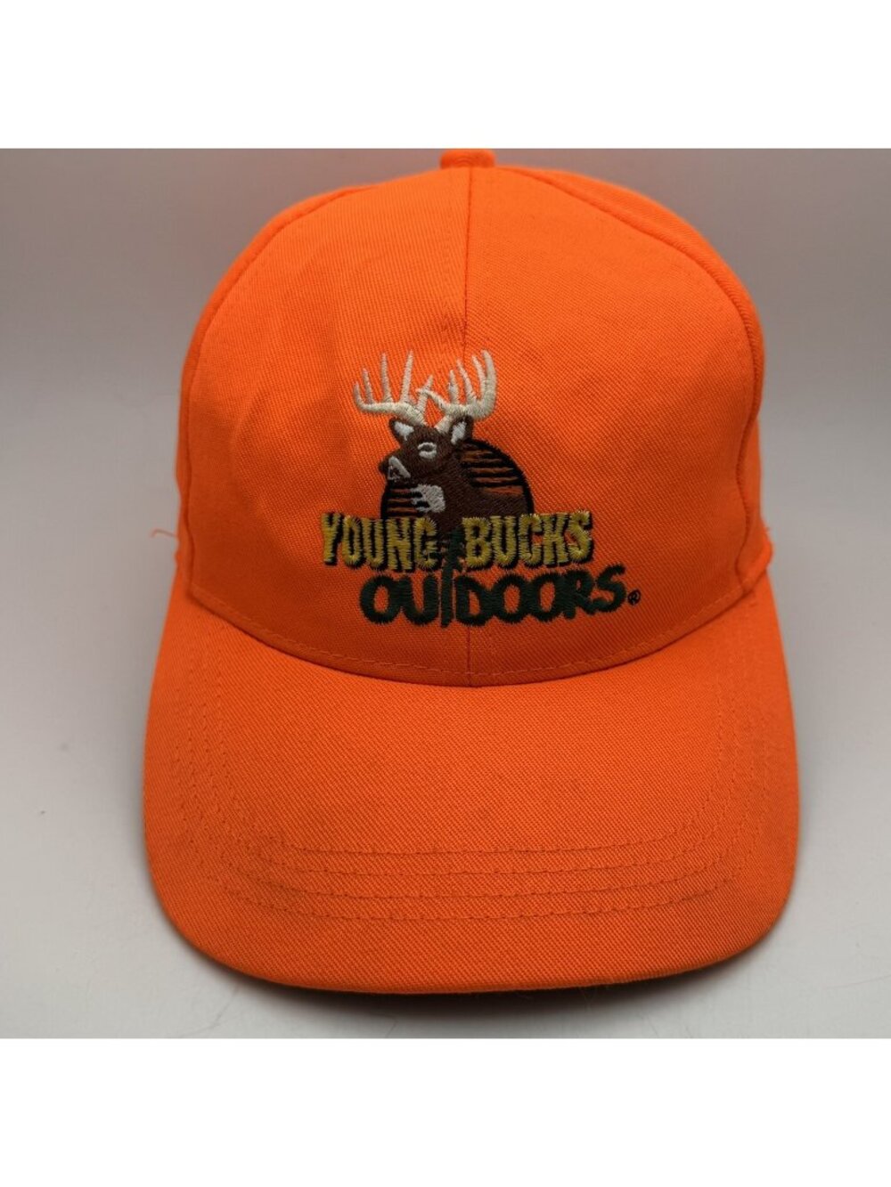 Buckmasters Young Bucks Outdoors Baseball Cap Hat Hunter Orange Adjustable Deer